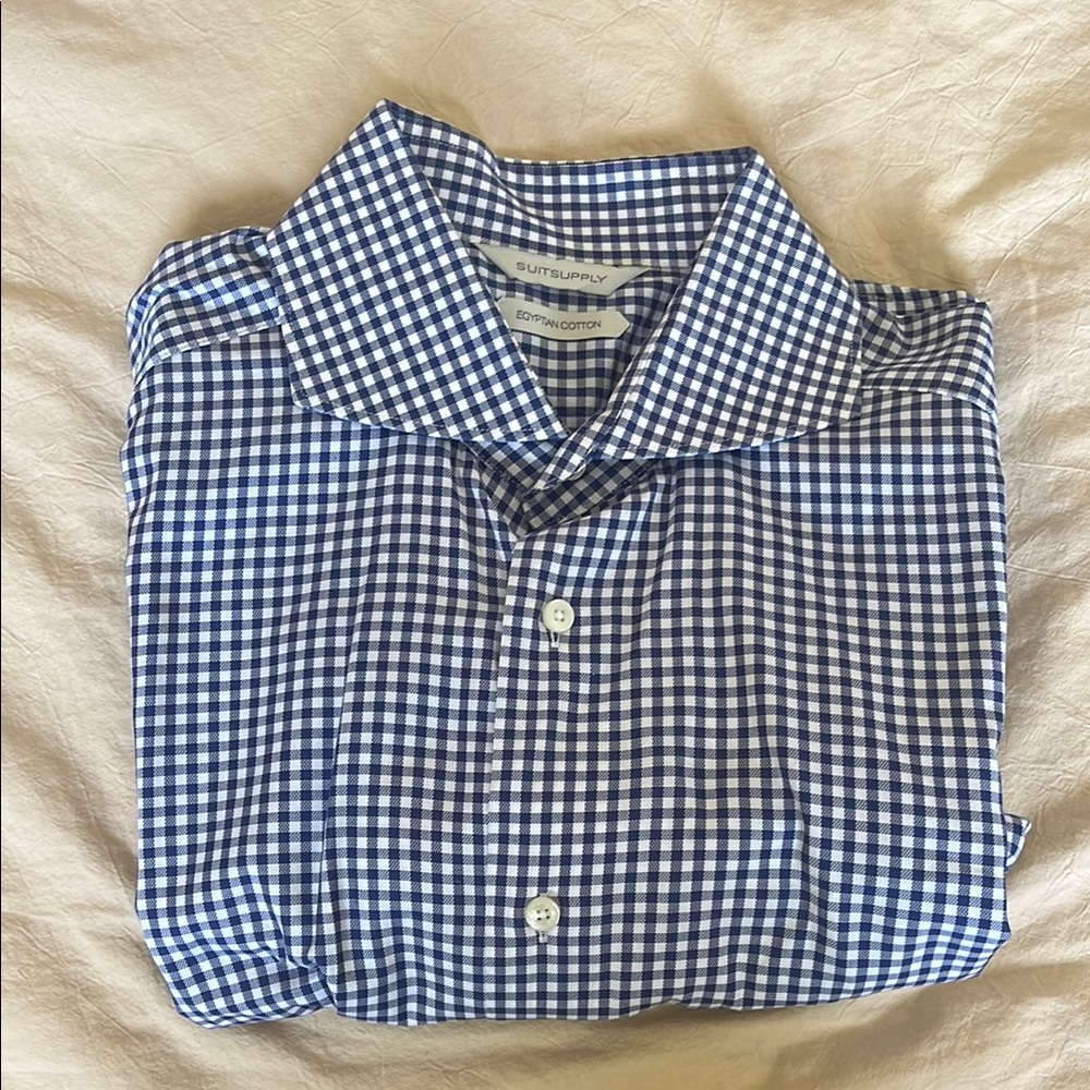 SUIT SUPPLY - NWOT Set of 3 Egyptian Cotton Button Up Shirts - Picture 2 of 6